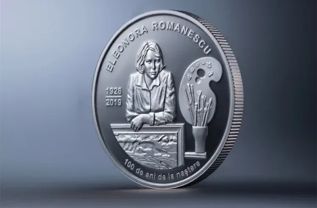 BNM a emis o nouă monedă comemorativă dedicată pictoriței Eleonora Romanescu