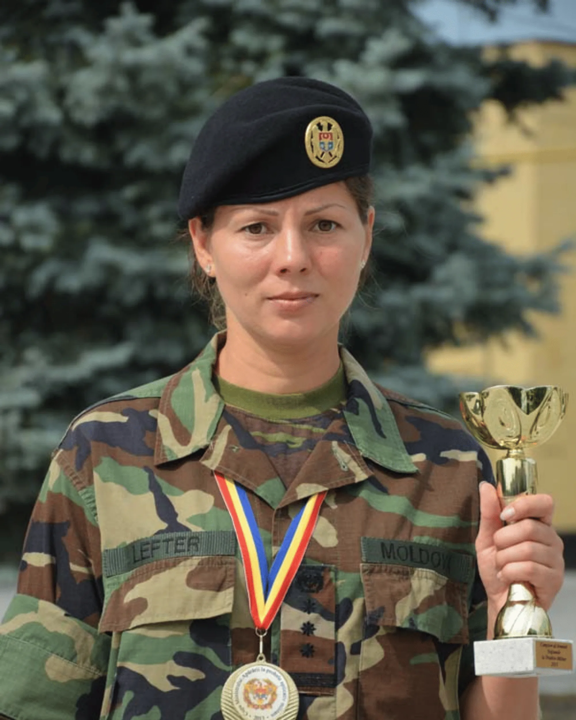Lefter Natalia, Militar, Republica Moldova